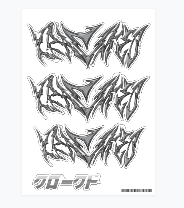 Krocked Logo Sticker