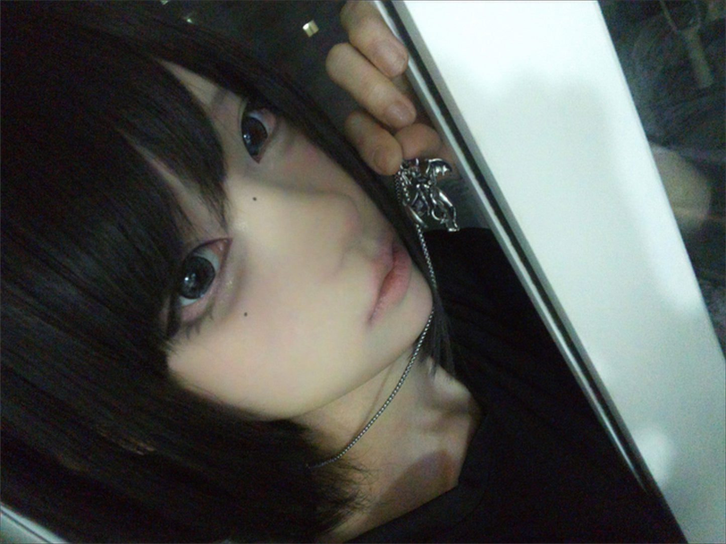 Devil girl metal Necklace