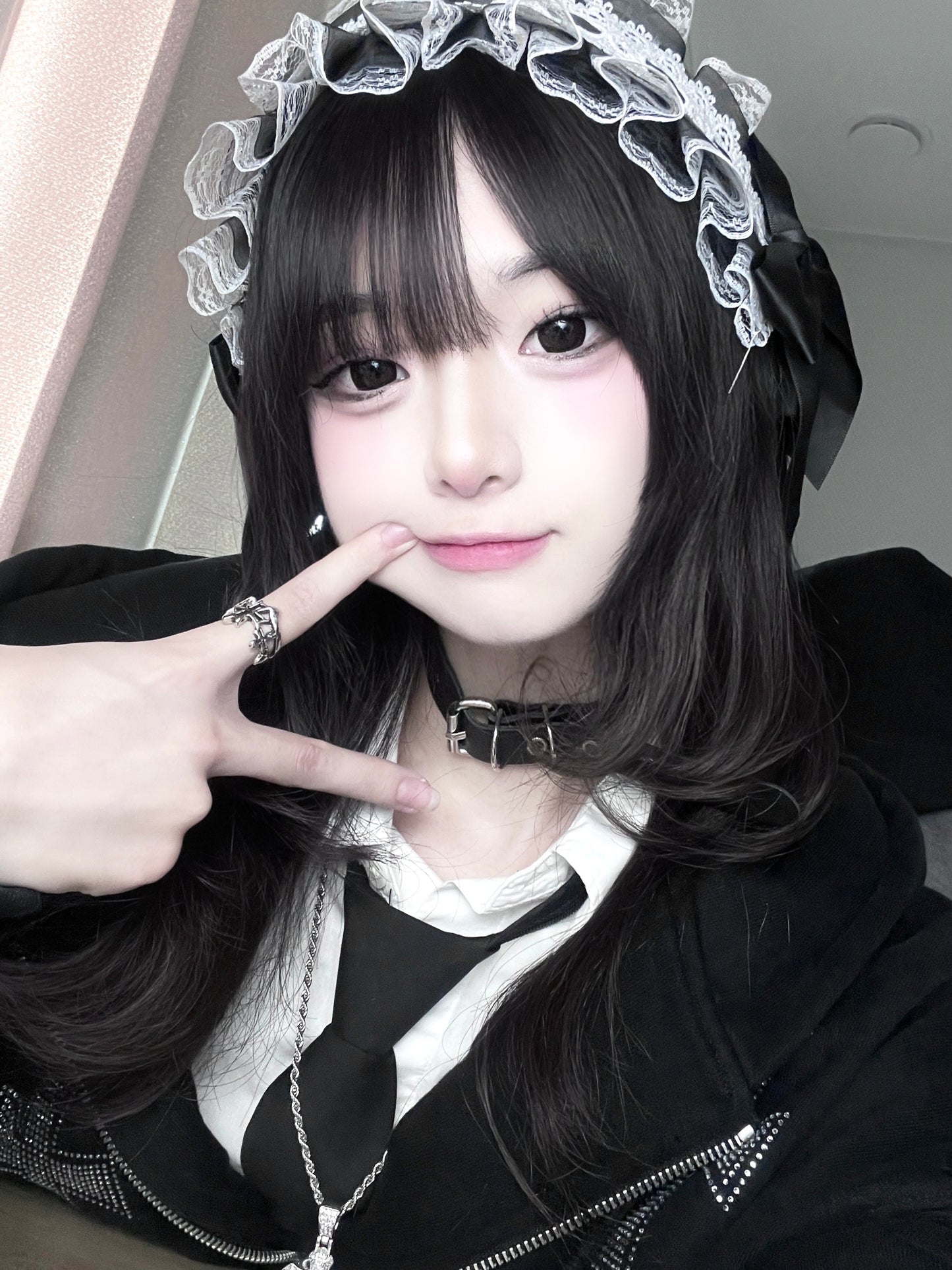 Street Chrome Cross Ring