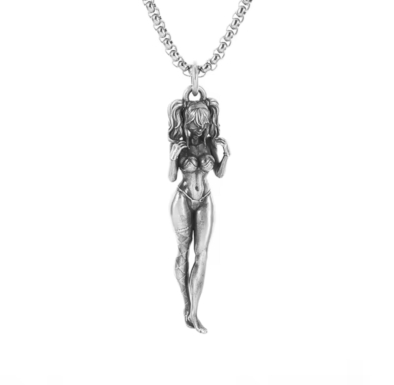 Depraved priest metal Necklace