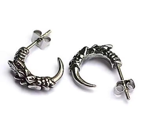 Bones of an eagle earring