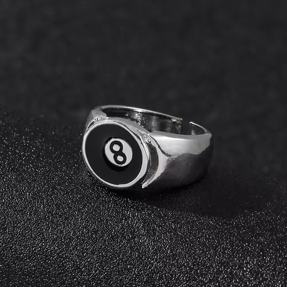 Unique 8 ball ring
