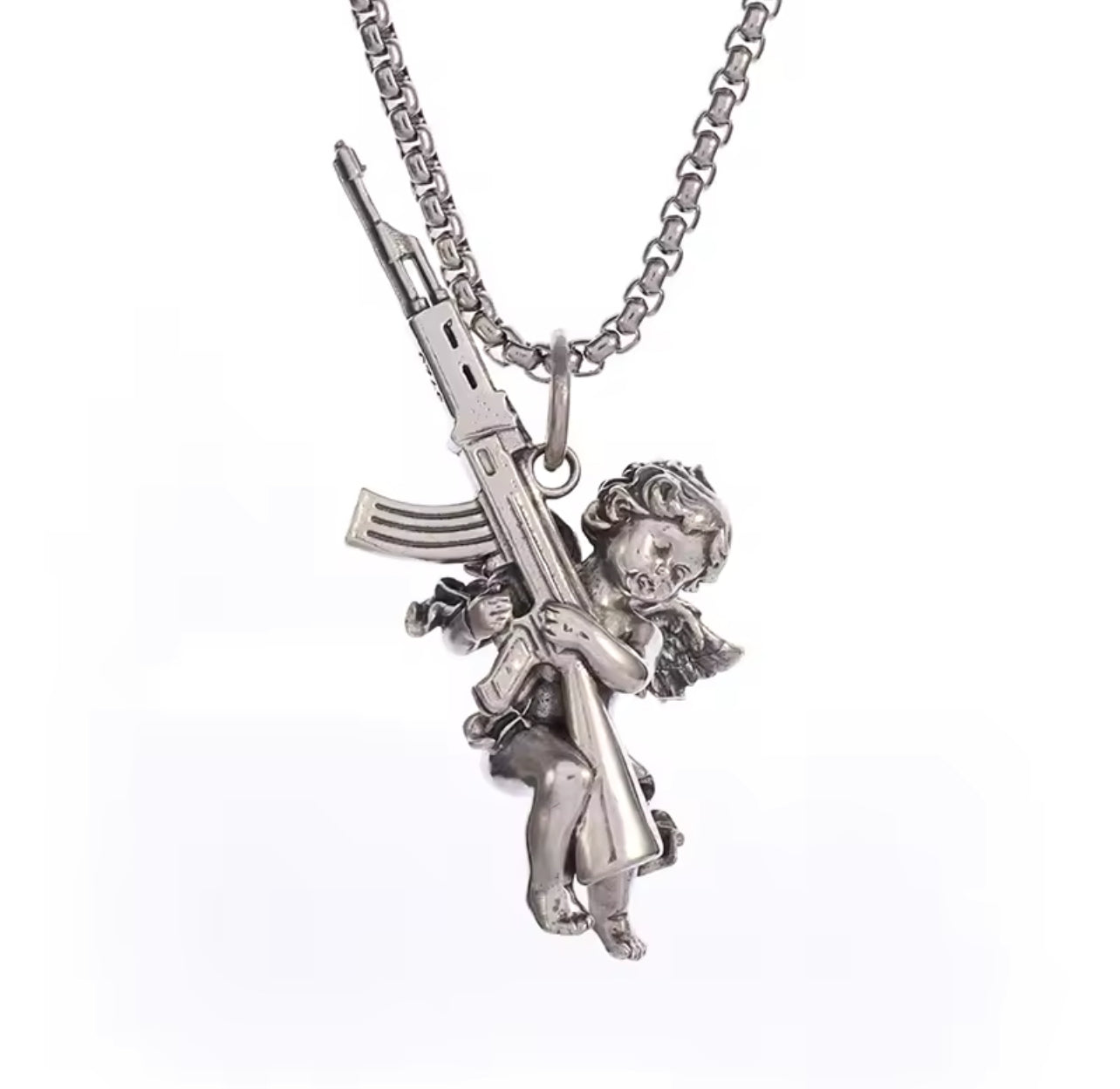 Angel AK Metallic Necklace