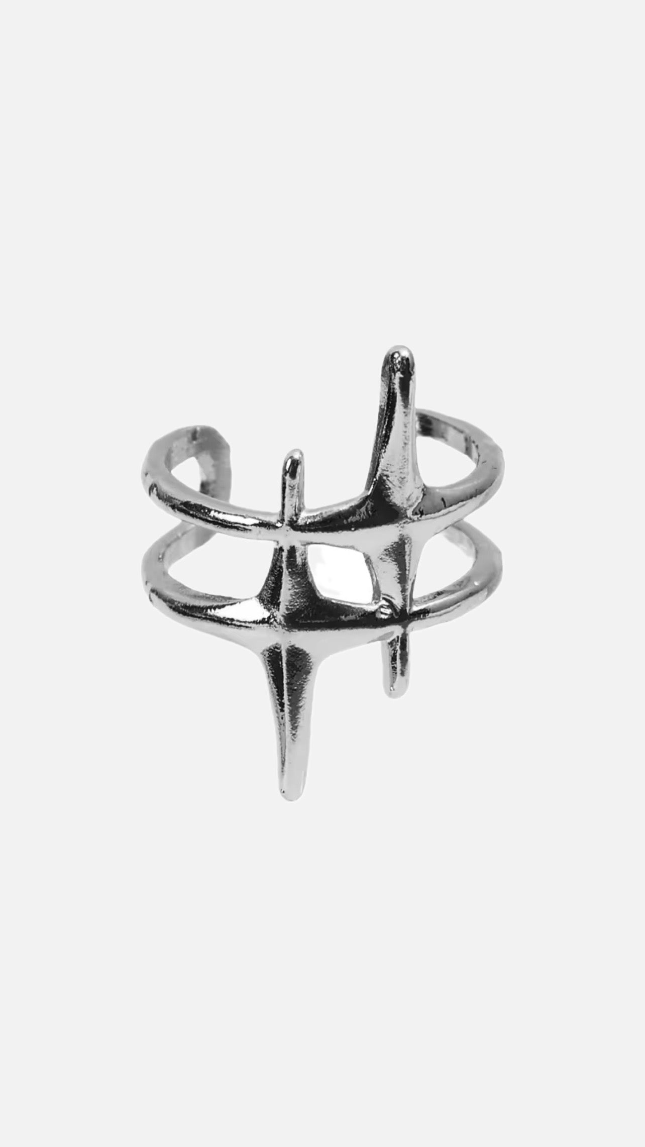Double Cross Star Ring