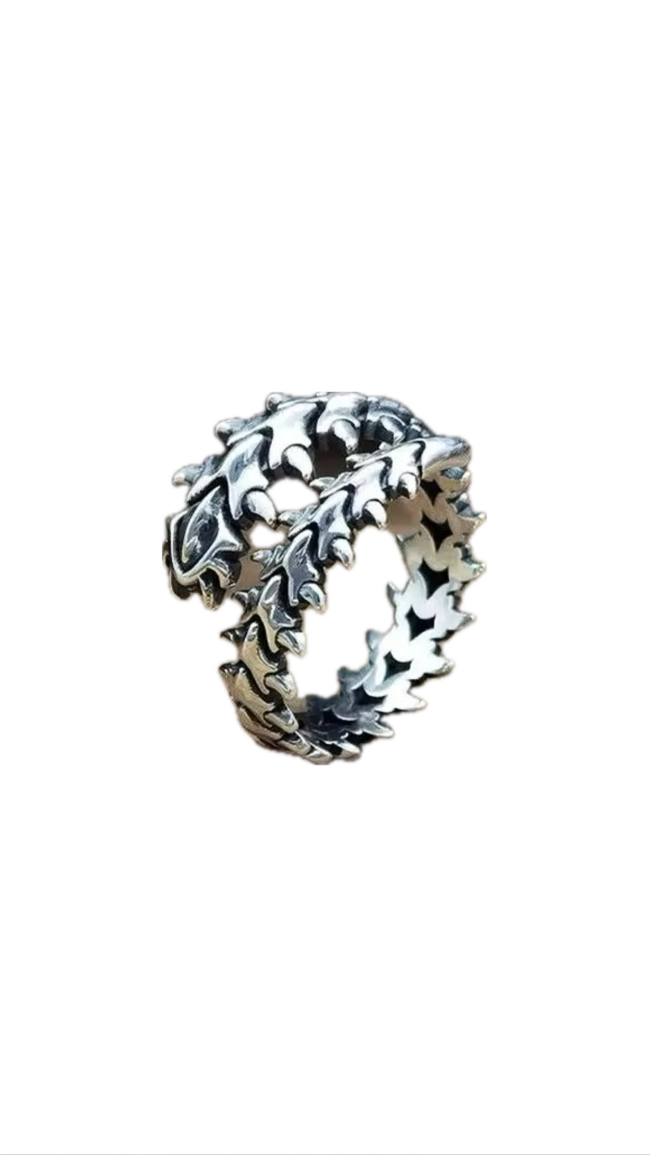 Spine Stainless Steel Ring