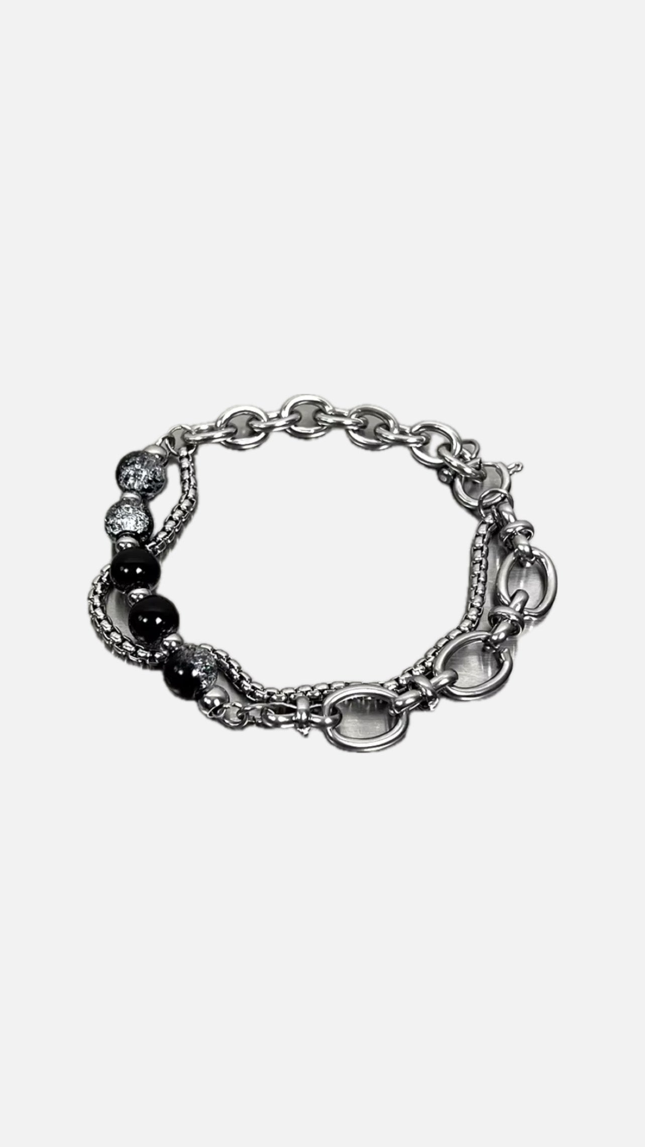 Black Pearl Stainless Bracelet