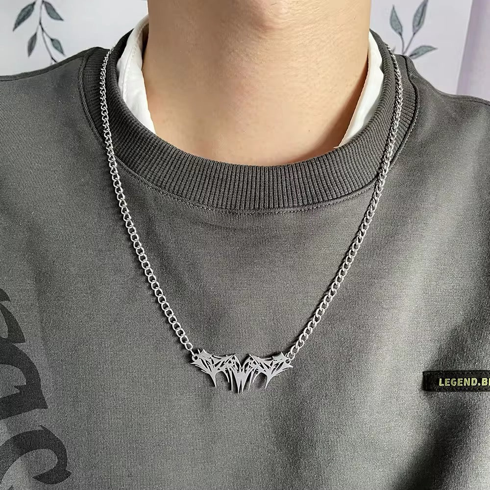 Metallic Krocked Necklace