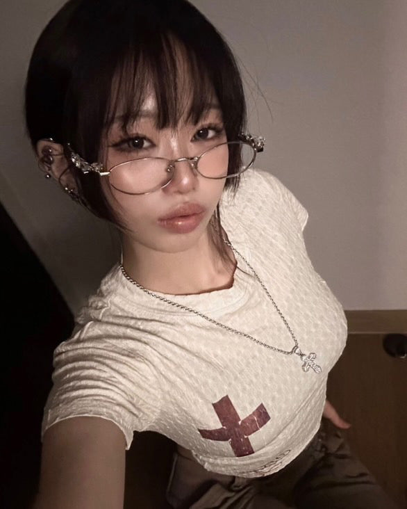 Full surgical cubic long Necklace