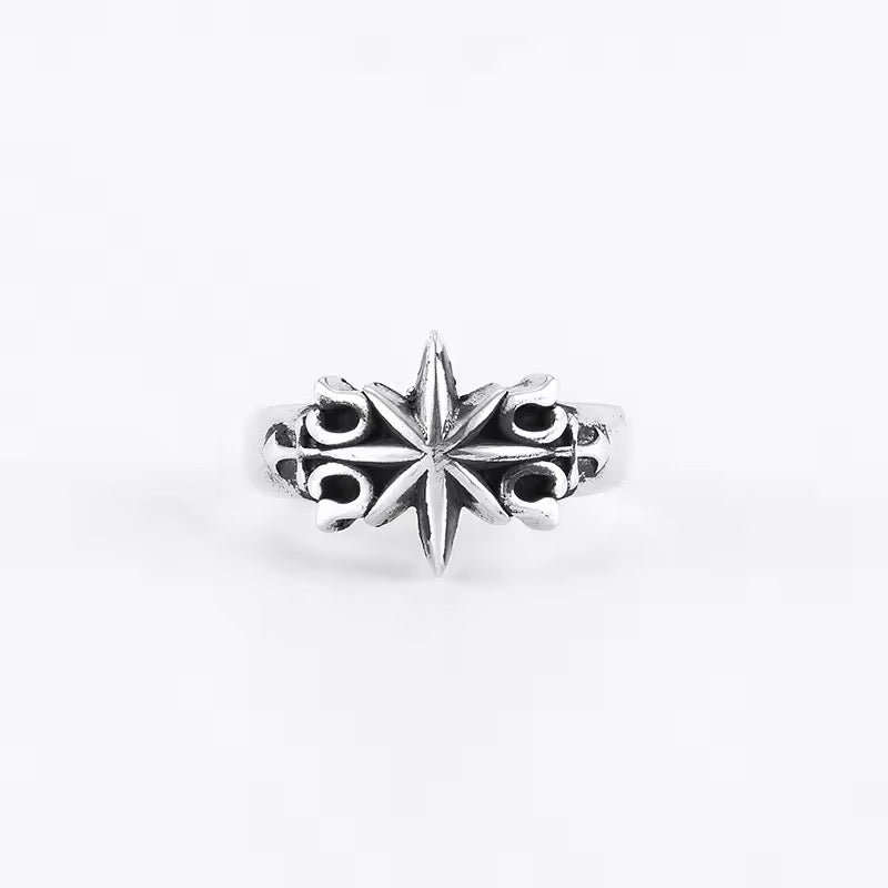 Hexagon Star Metallic Ring